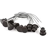 uxcell 5pcs Recessed NO Security Alarm Door Window Contact Sensor Magnetic Reed Switch