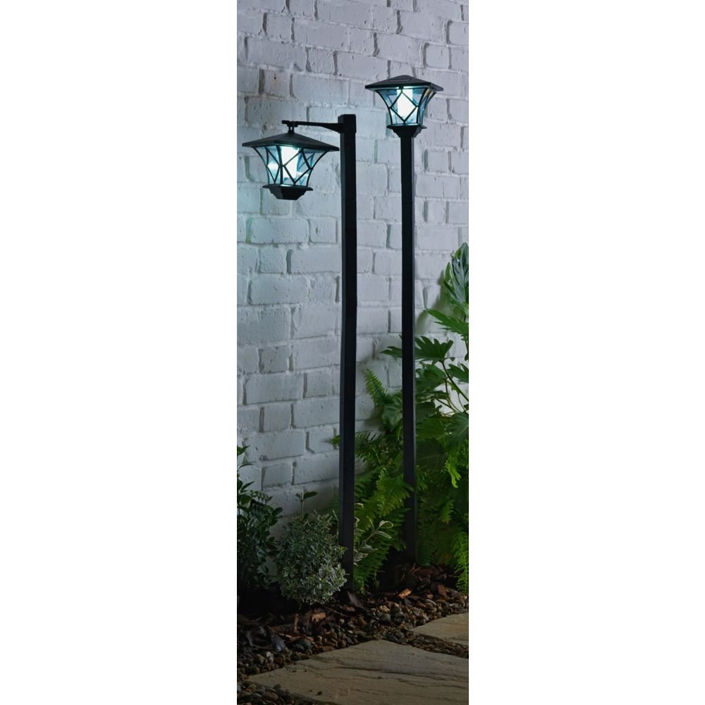 Argos Solar Lamp Posts Set of 2 Amazon.co.uk Garden & Outdoors