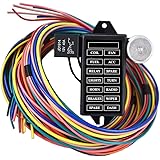 Amazon.com: EZ Wiring -21 Standard Color Wiring Harness ... ez car street rod wiring diagram 