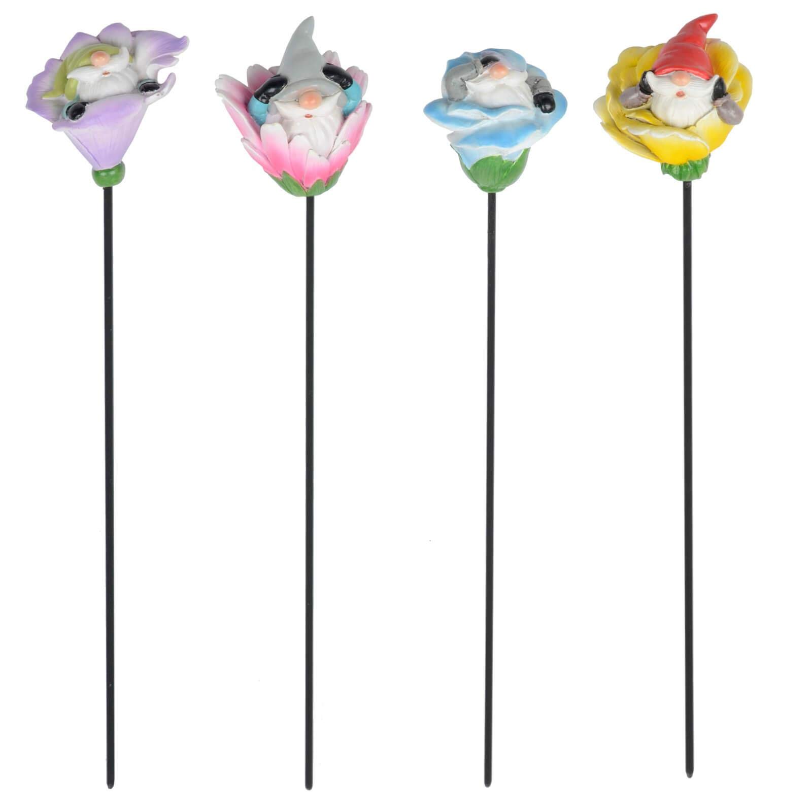 Set of 4 Gnome Stakes