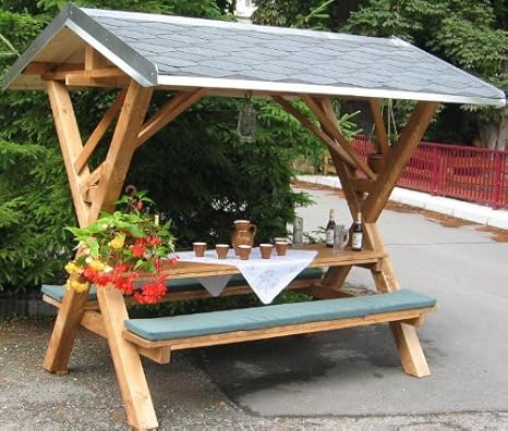 Amazon De Mumba Partyfreisitz Aus Holz Partyhutte Waldschanke Made In Germany Sachsen Wird Komplett Montiert Geliefert Unbedingt Anlieferungshinweis Unten Lesen Erwachsene Holz 1