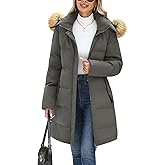 Jyanl Winter Coats For Women Puffer Down Parka Thicken Warm Hooded Jacket Snow Quilted Jacket Hoodie Detachable Fur Hood 2025