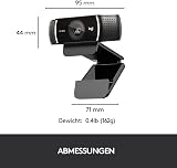 Logitech C922 Pro Stream Webcam 1080p/30fps or 720p/60fps with Stereo Audio view 5