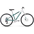 Raleigh Bikes Eva 24 Kids Hardtail Mountain Bike for Girls Youth 8-12 Years Old, Teal