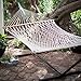 Algoma 11 ft. Cotton Rope Hammock with Metal Stand Deluxe Set (1)