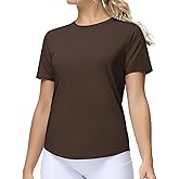 THE GYM PEOPLE Women's Workout Short Sleeve Breathable T-Shirts Athletic Yoga Tee Tops