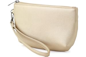 BBORGDC Small Wristlet Wallets for Women, Zip Clutch Bag with Wristlet Pouch, 3-Zipper Original Design