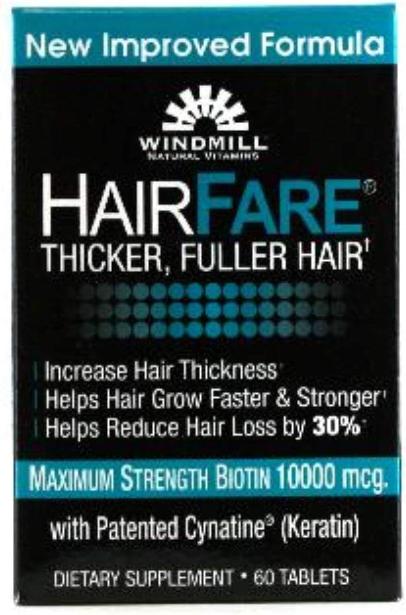 HAIR FARE Caplets 60 Caplets (Pack of 2)