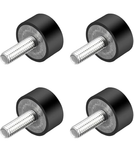 Amazon.com: 4pcs 20 x 15mm Rubber Mounts Rubber Vibration Isolator Mounts  Shock Absorber with M6 x 19mm Studs Vibration Isolators : Industrial &  Scientific