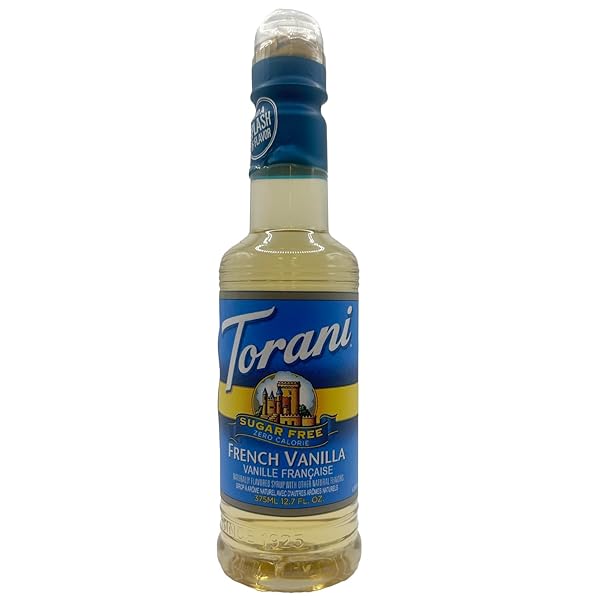 TORANI SUGAR FREE FRENCH VANILLA SYRUP, 12.7 OUNCES