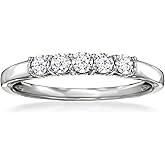 Ross-Simons 0.33 ct. t.w. Lab-Grown Diamond 5-Stone Ring in Sterling Silver