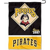 Pittsburgh Pirates Retro Vintage Throwback Double Sided Garden Flag