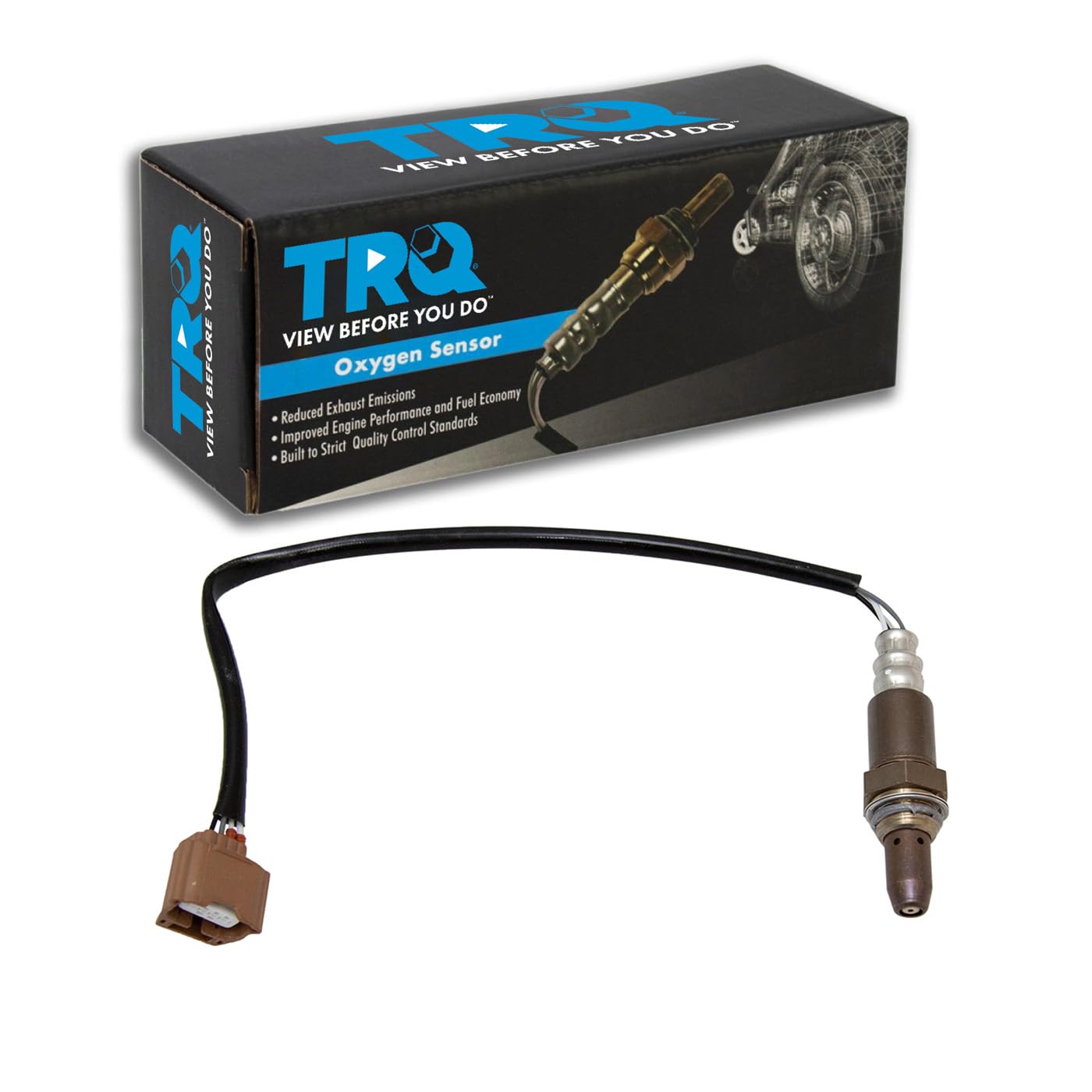 Photo 1 of TRQ Engine Exhaust Air Fuel O2 02 Oxygen Sensor Direct Fit Compatible with Infiniti Nissan