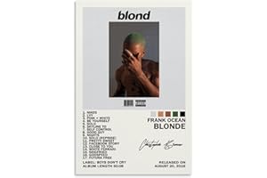 EASSL Frank Poster Ocean Blonde Album Cover Posters Poster Canvas Wall Art Posters Bedroom Painting 12x18inch(30x45cm)