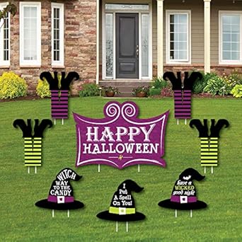 Amazon Com Big Dot Of Happiness Happy Halloween Yard Sign And