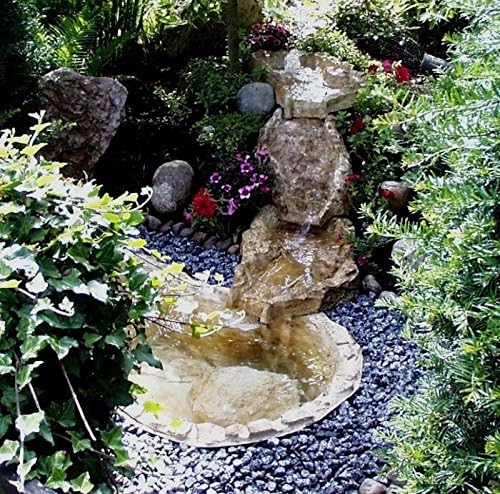 Wasserkaskaden Fulda Komplettanlage Mit Solar Pumpe Mehrfarbig Amazon De Garten