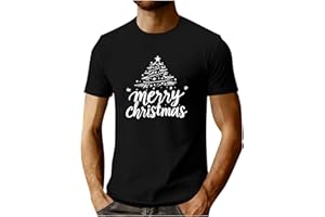 Christmas Shirts for Men 2025 Santa Claus 3D Digital Print Short Sleeve Men Xmas Graphic Funny Tops Workout Relaxed