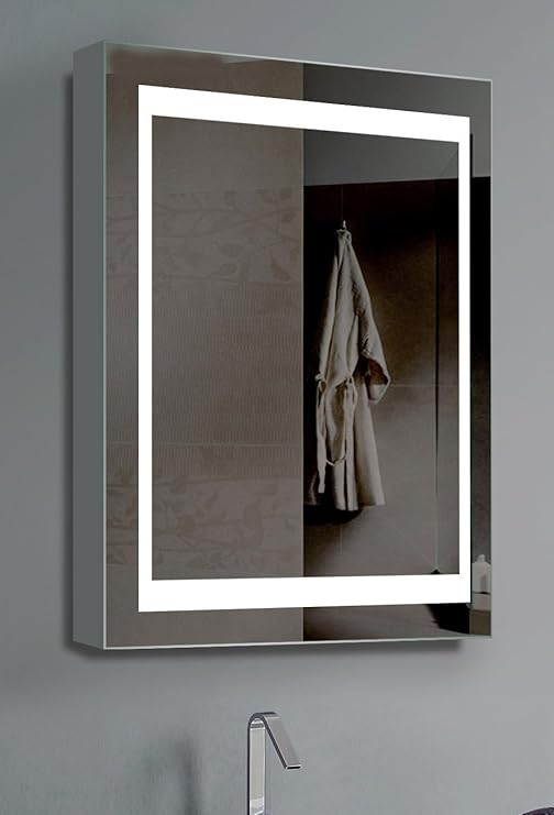 Amazon Com Innoci Usa Atlas Led Wall Mount Mirrored Lighted