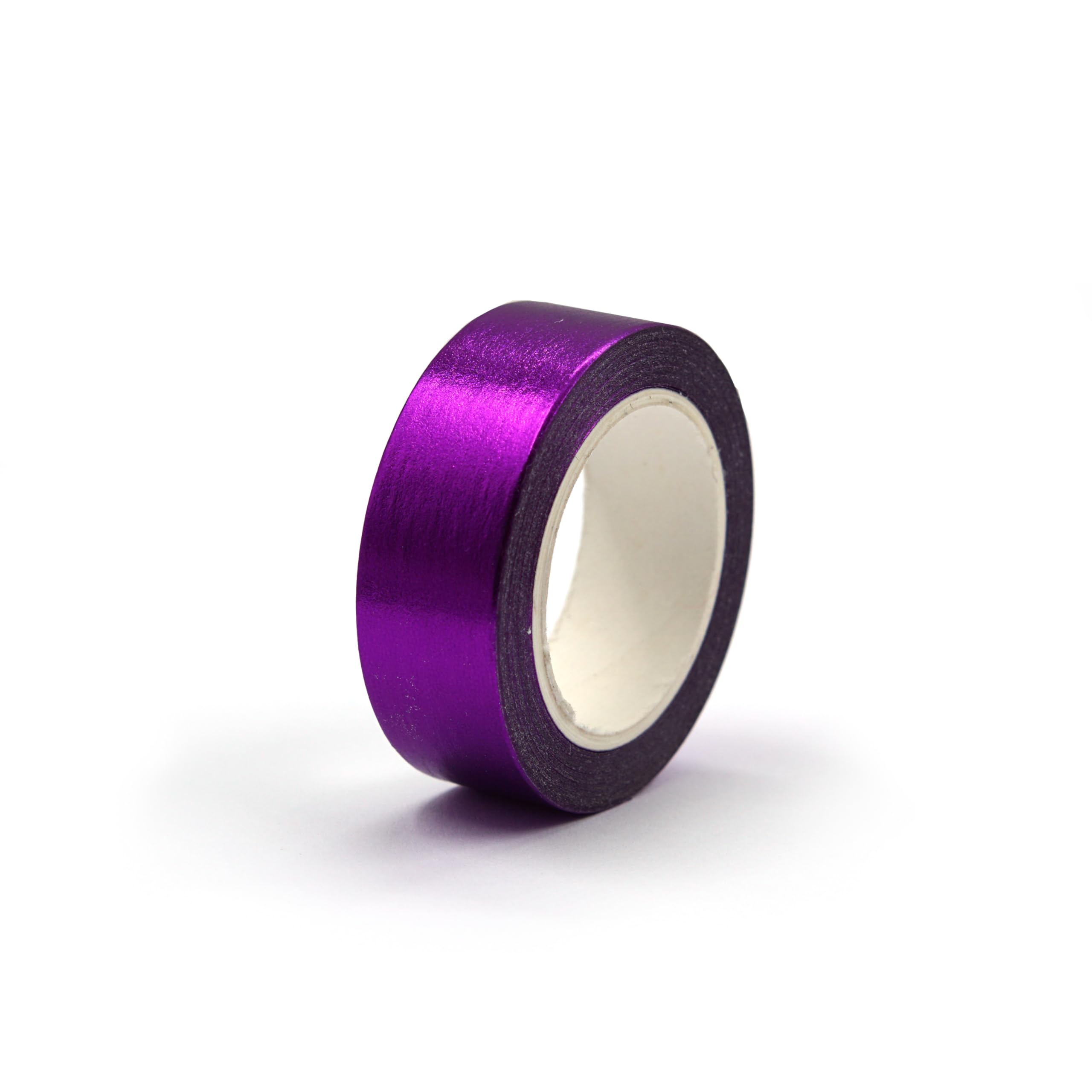 Photo 1 of Purple Foil Washi Tape - Decorative Wall Tape, Craft Tape, Mirror Tape - Metallic, Self-Adhesive Masking Tape - 0.59in x 33FT