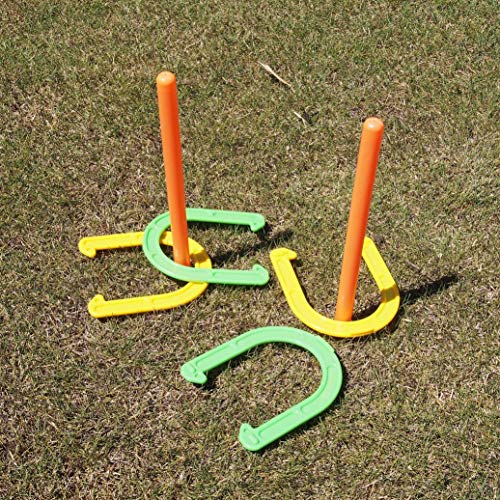 HudsonTech Backyard Lawn Birthday Party Fun Games – Potato Sack Race Bags for Outdoor Park Picnic or Yard - Outside Activities for Kids and Family, Egg and Spoon, Horse Shoe toss, 3 Legged Race - Thumbnail 6