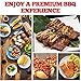 GObbq Grill Mats Non Stick - Heavy Duty 600 Degree, XL 18 x 13 inch (2 Pack) Reusable BBQ Grill Mat for Gas, Charcoal, Electric Grill