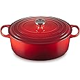 Le Creuset Enameled Cast Iron Signature Oval Dutch Oven, 8 qt., Cerise