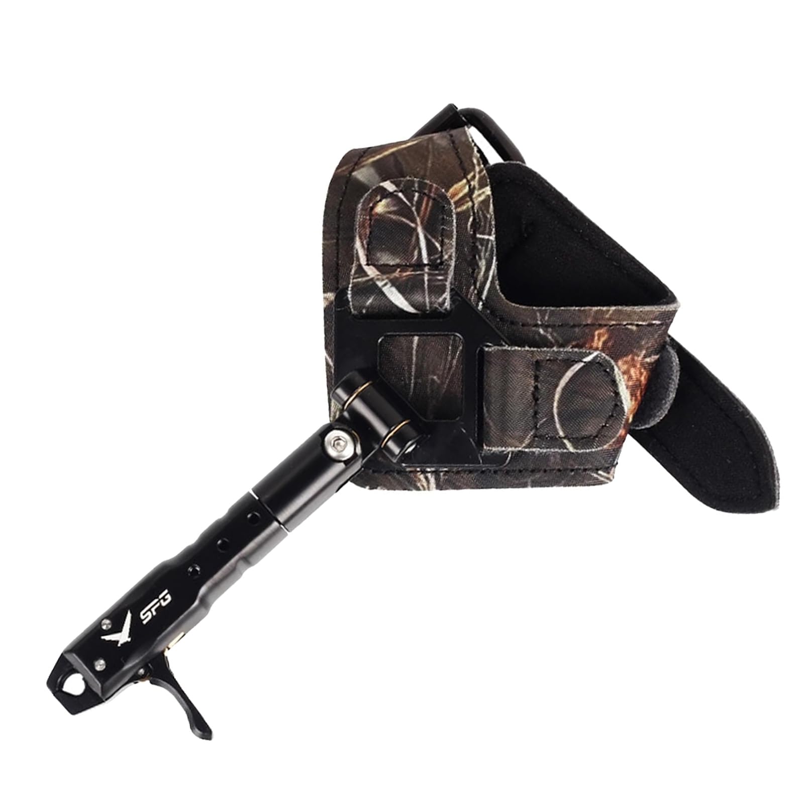 Photo 1 of FENJANER Archery Bow Release for Compound Bow Adjustable Wrist Strap Archery Release Aid Quick Release for Hunting Shooting (Camo)
