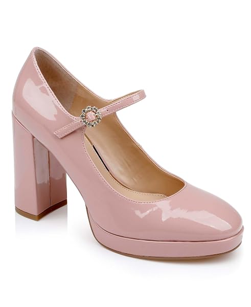 JEWEL BADGLEY MISCHKA TRISHA MARY JANE PLATFORM PUMPS...