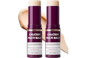 SUBMETIC Cemenrete Calcium Multi Balm, Calcium Volume Multi Balm, Wrinkle Core Stick, Korean Collagen Moisturing Stick, Anti-aging, Hydrating, Almond & Vitamin E for Lip Balm Eye Cream Neck – 18g (2)