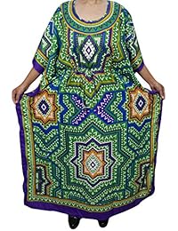 Womens Kimono Caftan Kaftan Cover Up Beach Dress Resort Wear Francesca Maxi Dresses One Size