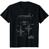 F-18 F/A-18E Super Hornet Jet Airplane T-Shirt