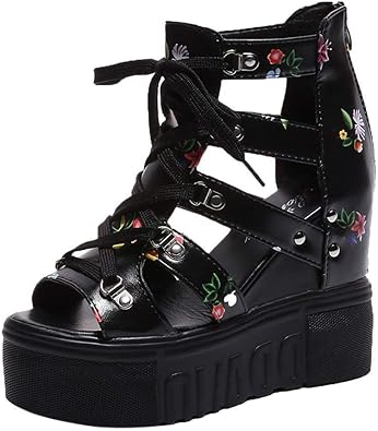 high top platform sandals