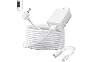 Ring Power Adapter Charger for Stick Up Cam Battery/Plug-in 3rd Gen/2nd Gen & Pan Tilt, Spotlight Camera - Weatherproof 13ft 
