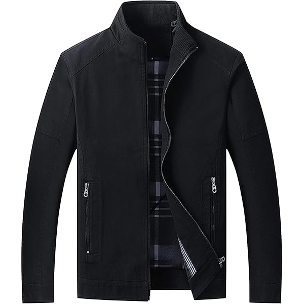 Men'S Fall And Winter Stand-Up Collar Casual Militar Jacket Cargo
