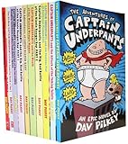 Captain Underpants: 10 Book Set