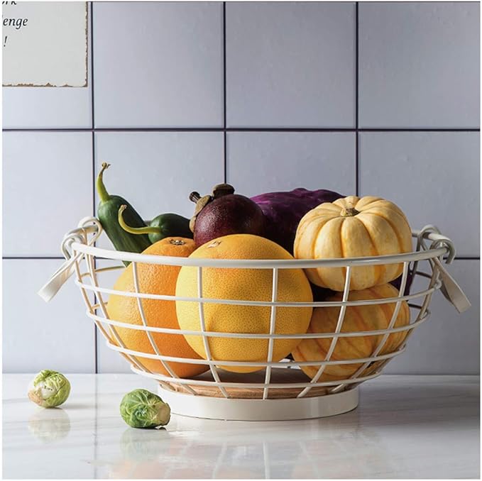 Inicio Frutero Tazón de hierro Tazón de verduras, Canasta de frutas
