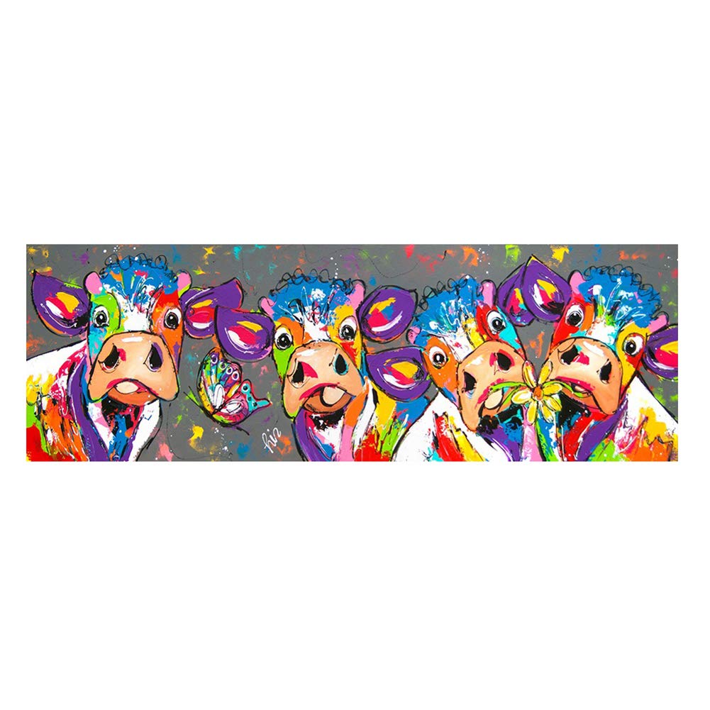 Display08 Colorful Cows Graffiti Canvas Buy Online In Macedonia At Desertcart