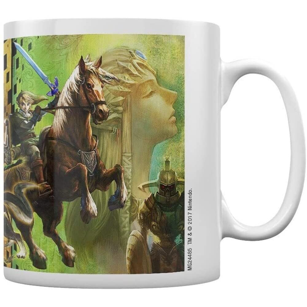 The Legend of Zelda Pyramid International (Twilight Princess HD) Official Boxed Ceramic Coffee/Tea Mug, Multi-Colour, 11 oz/315 ml
