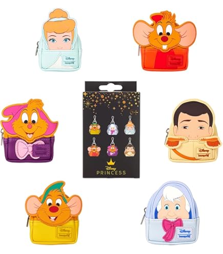 Loungefly Disney Cinderella Jaq & Gus Beads Mini Backpack