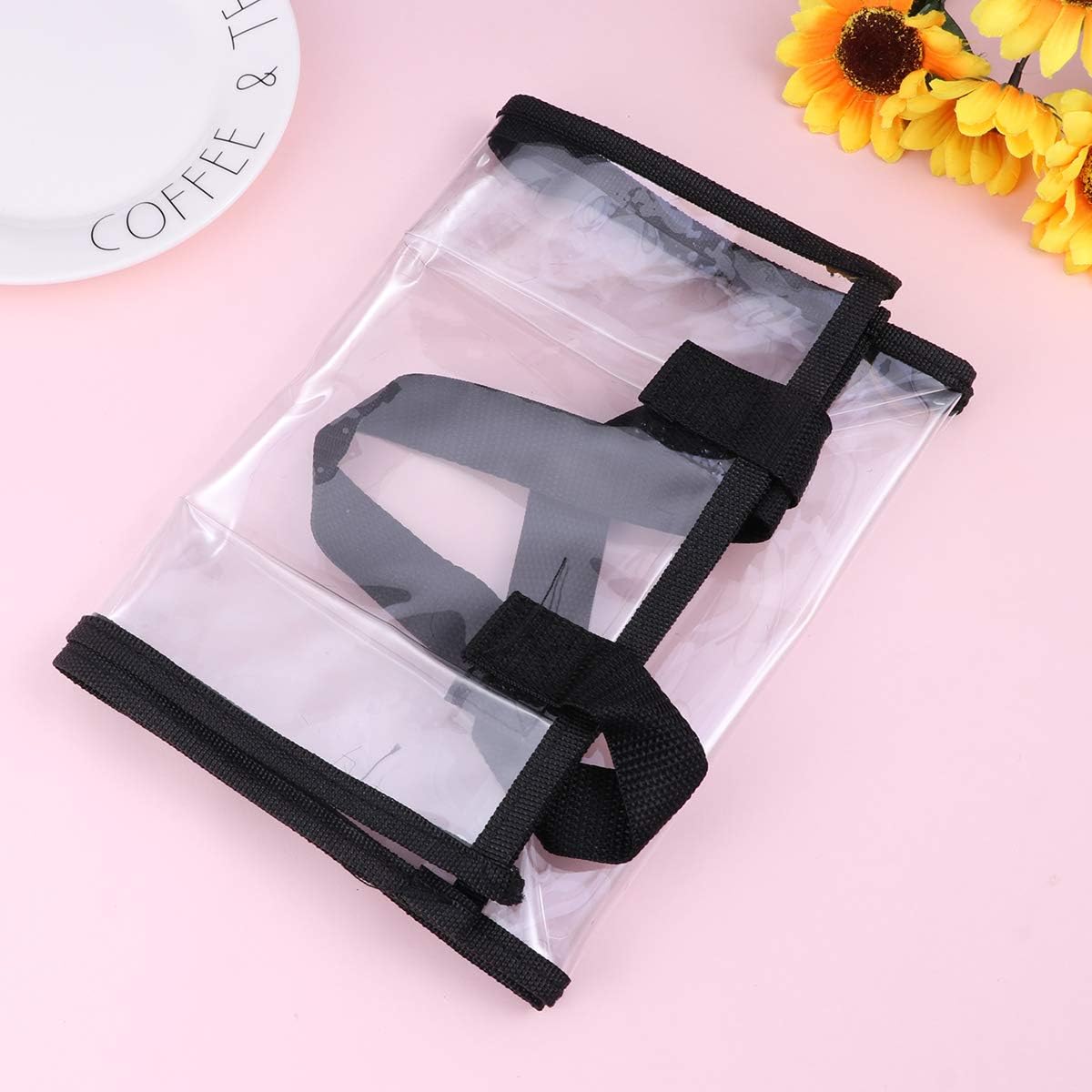 VORCOOL PVC Clear Handbag Tote Bag Gym Tote Bag for Women Work, School, Sports Games and Concerts Clear Bag - Image 5