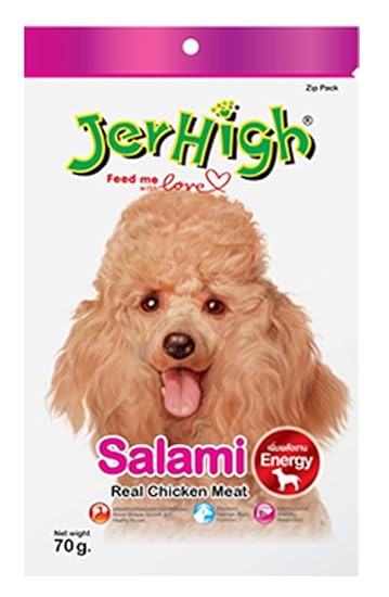 JerHigh Salami Dog Treat, 70 g