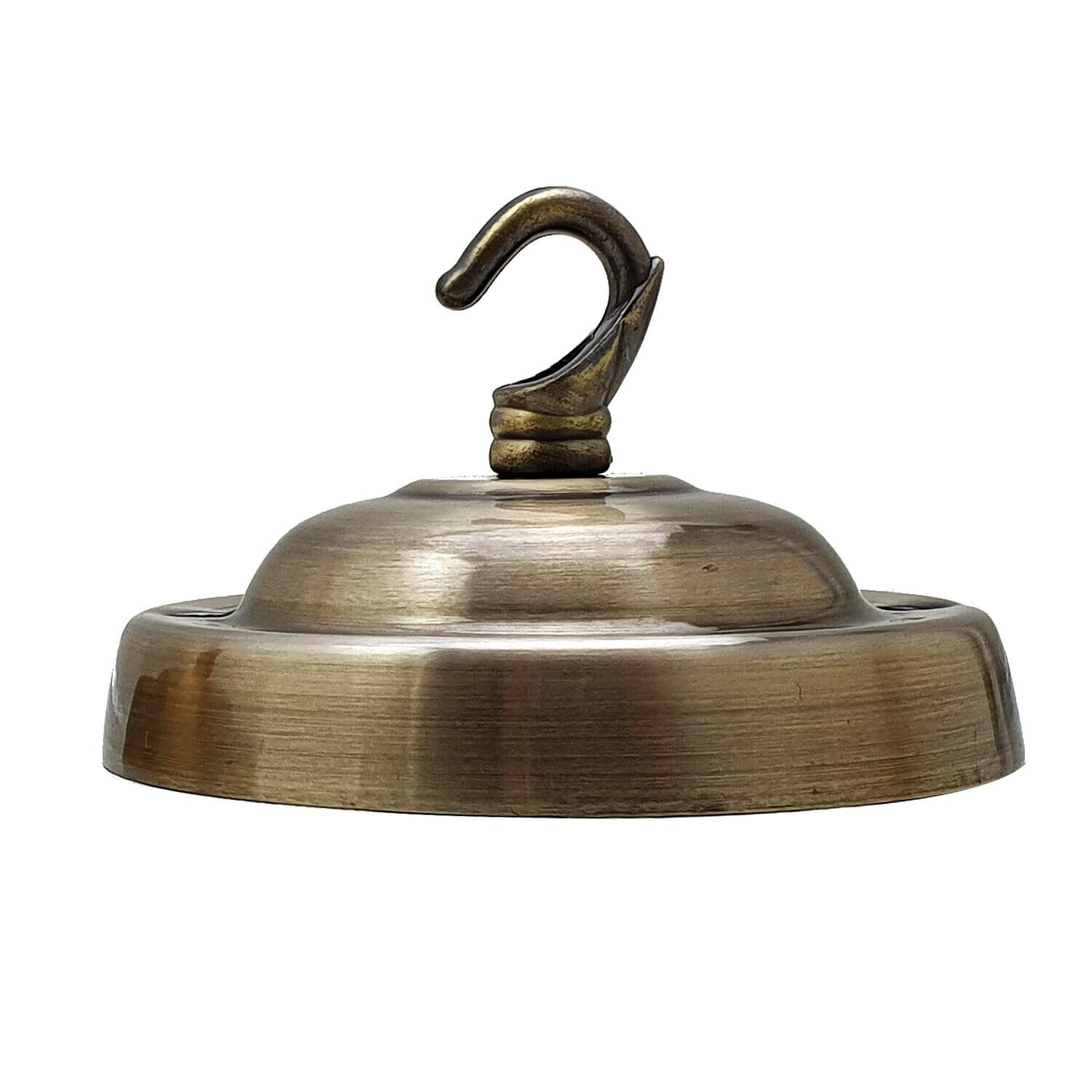 LEDSone Ceiling Rose Hook Plate Vintage Green Brass Metal 10.5 cm Antique Single Out Side Fitting with Accessories for Chandliers Pendant Lights Wall Lamps Hanging Lights Planters Decorations โ image 1