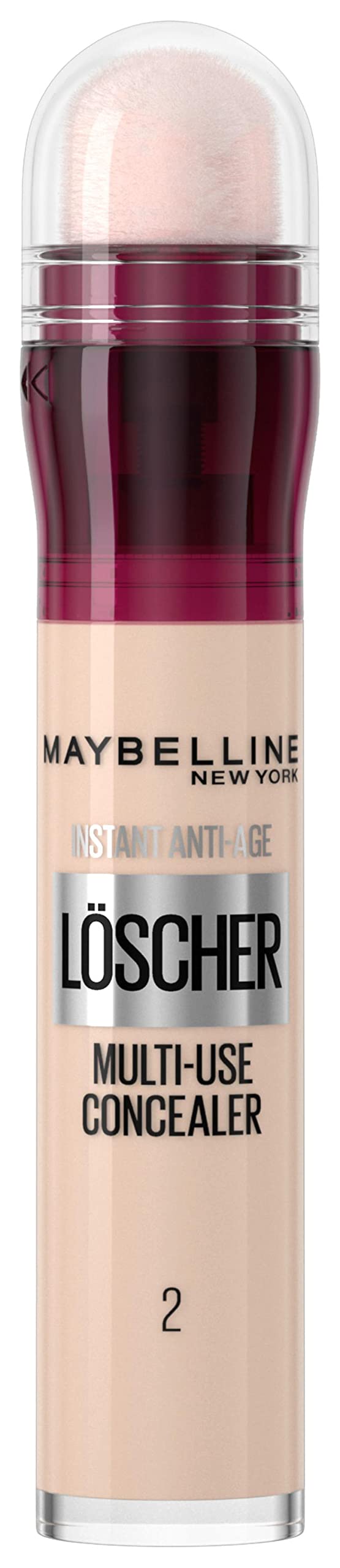 Maybelline New York Concealer, Instant Anti-Age Effect Concealer, Eraser with Micro Eraser Applicator, No. 02 Nude, 6.8 ml — image 1