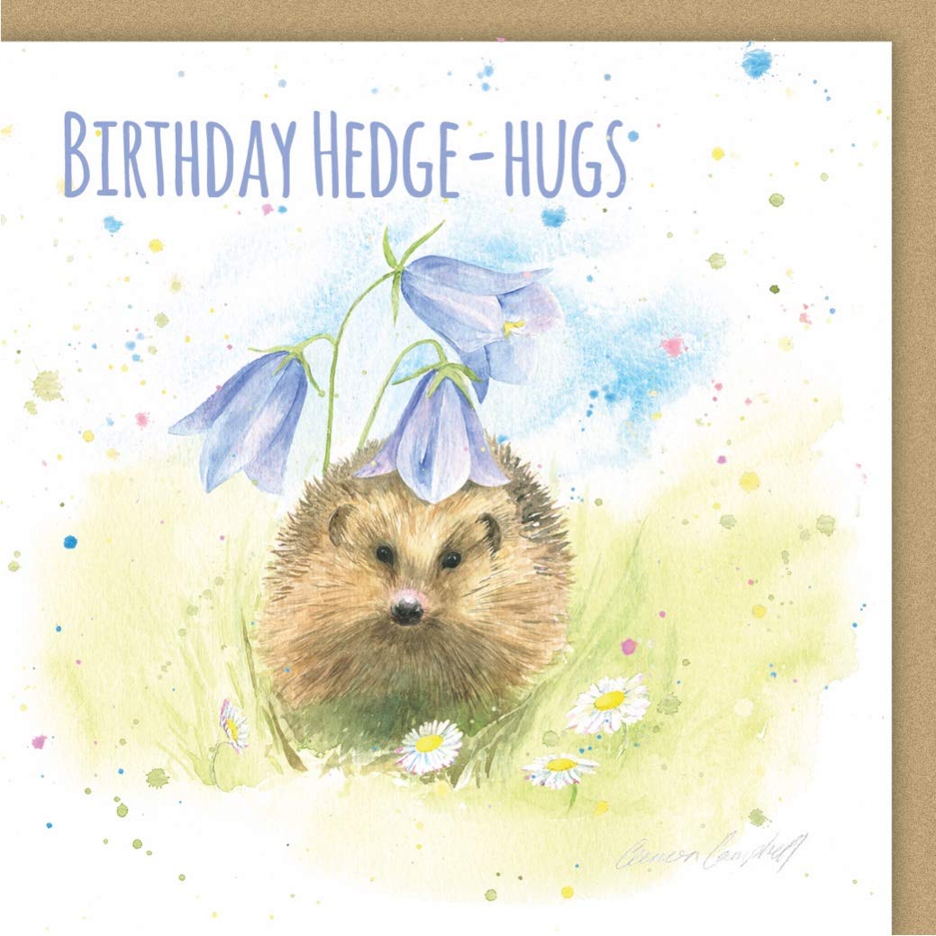 Hedgehog Birthday Hedge-hugs card