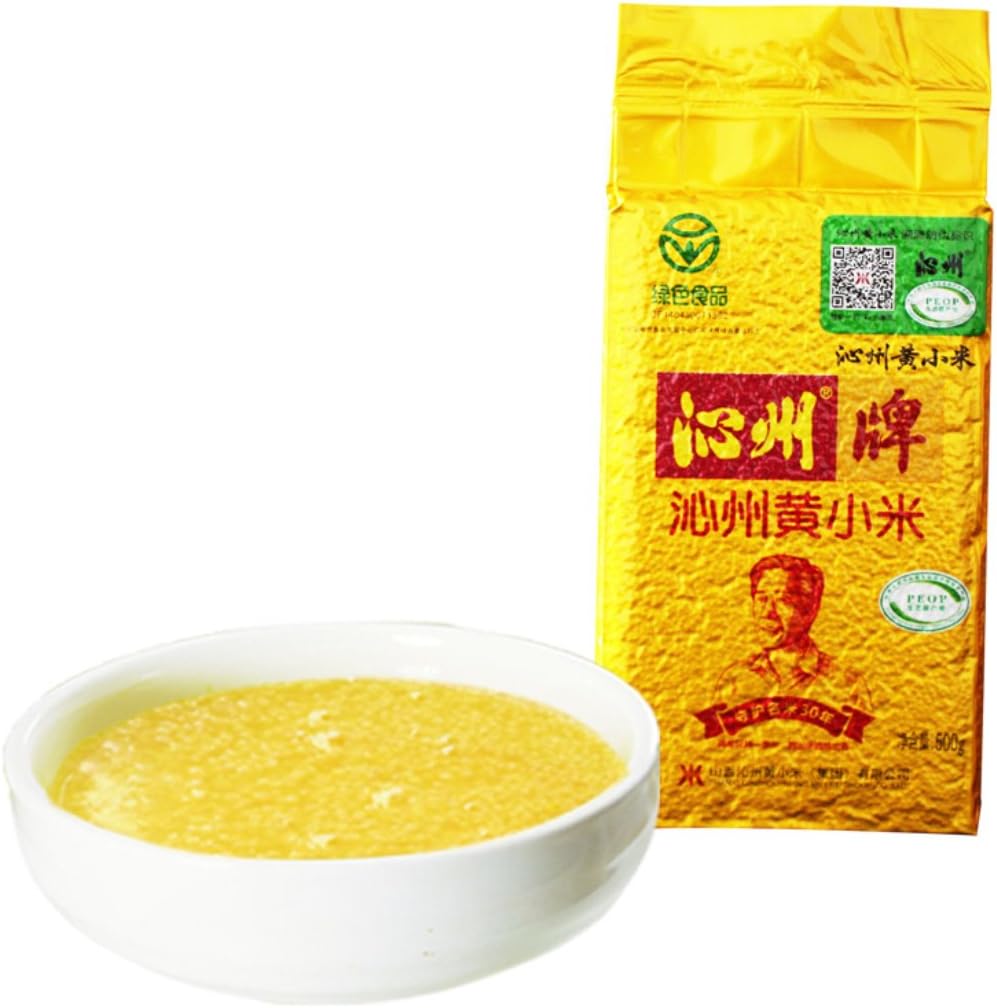 OUYANGHENGZHI Shang Xi Qin Zhou Huang Hulled Millet for Breakfast Porridge 沁洲黄小米17.6oz