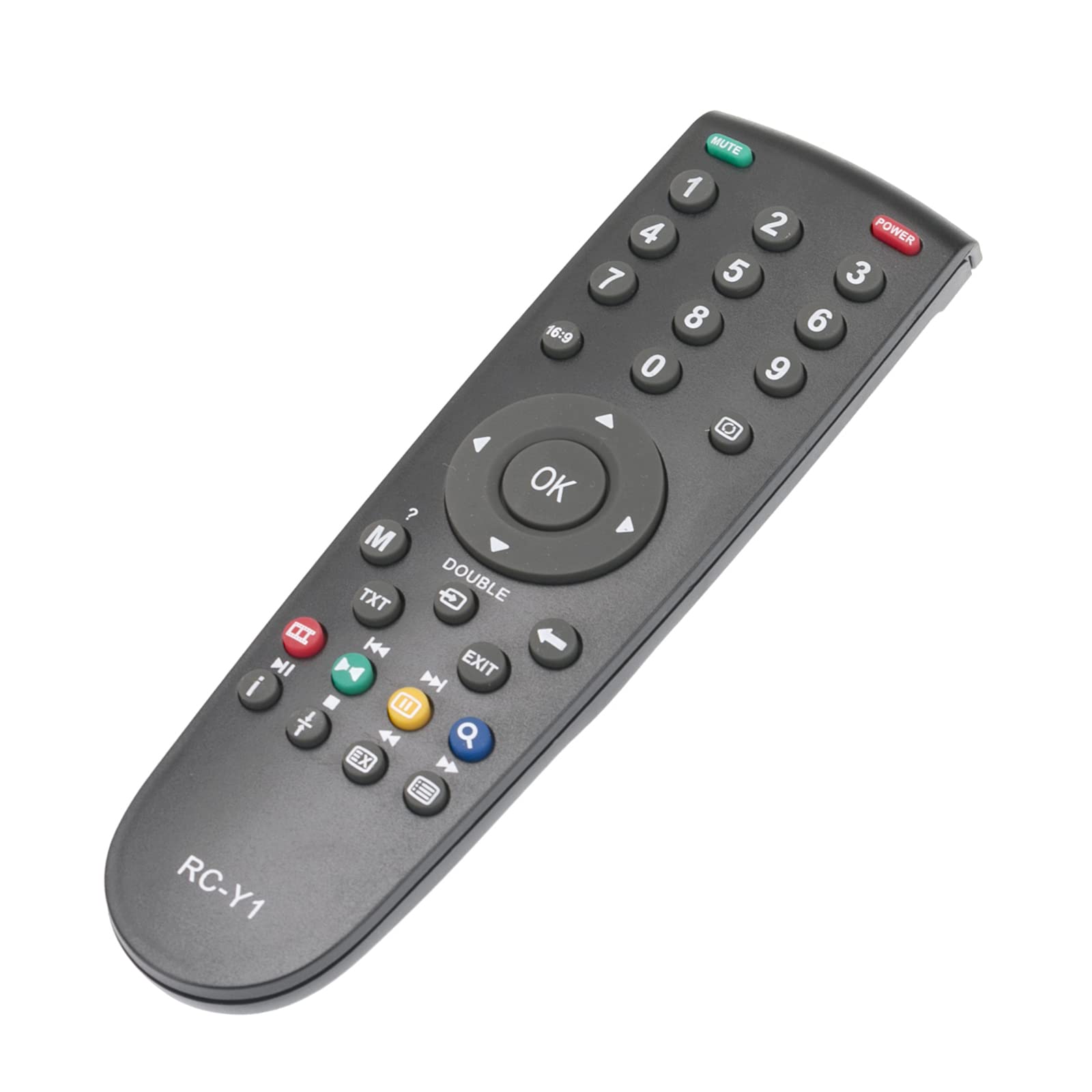 AULCMEET RC-Y1 Replacement Remote Control Compatible with GRUNDIG 4K OLED Smart TV 2XLC3200BA 22VLE2000TC 32VLE4304BF 32GLX4000 32GLX4000 32XLC3200BA RC-GD1 RC-23