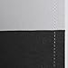 Deconovo Striped Room Darkening Curtains Rod Pocket Black and Greyish White Striped Curtains for Living Room 52W X 84L Black 2 Panel Curtains