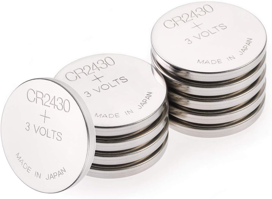 CR2430 Battery 3V Lithium Pack of 10 Batteries by GP Batteries Type CR2430 Cell Size Super Alkaline Batteries ideal for: Toys/Radio's/Garden equipment