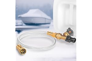 BobbleT Boat & RV Winterizing Kit – Marine Antifreeze Flushing Kit with Hose and Adapters, Fits Any 5-Gallon Tank for Boats, RVs & Campers, Dual-Valve Design (Tank Not Included)