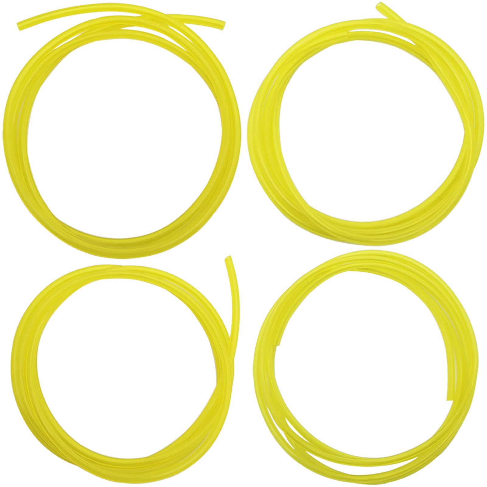 Fuel Line Hose, CTRICALVER Fuel Hose with 4 Different Size (1.5 Meters Size Each), 2mm x 3.5mm, 2.5mm x 5mm, 3mm x 6mm, 3mm x 5mm, for Mower, Chainsaw Blower